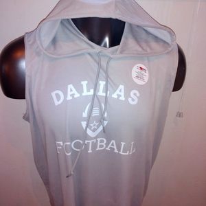 cowboys sleeveless hoodie